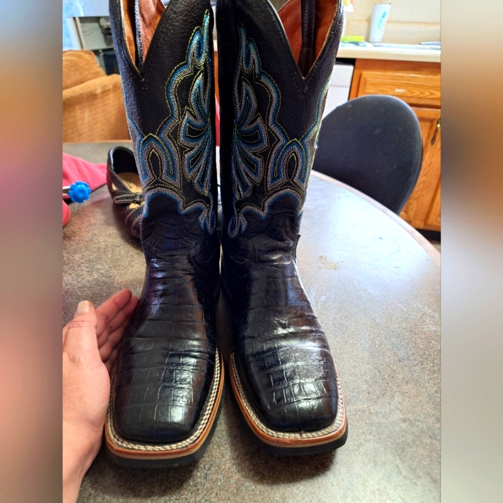 Hand-made Crocodile Mens boots